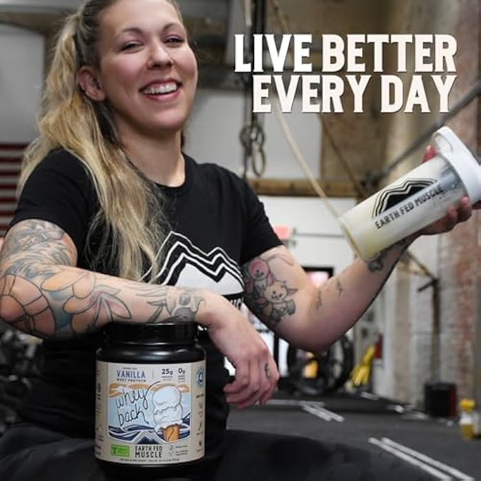 Earth Fed Muscle Whey Back Irish Grass Fed Whey Protein Isolate - NSF-Certified. No Artificial Ingredients, Soy Free, Gluten Free, Non-GMO and Hormone Free (1 Serving, Vanilla) - Image 3