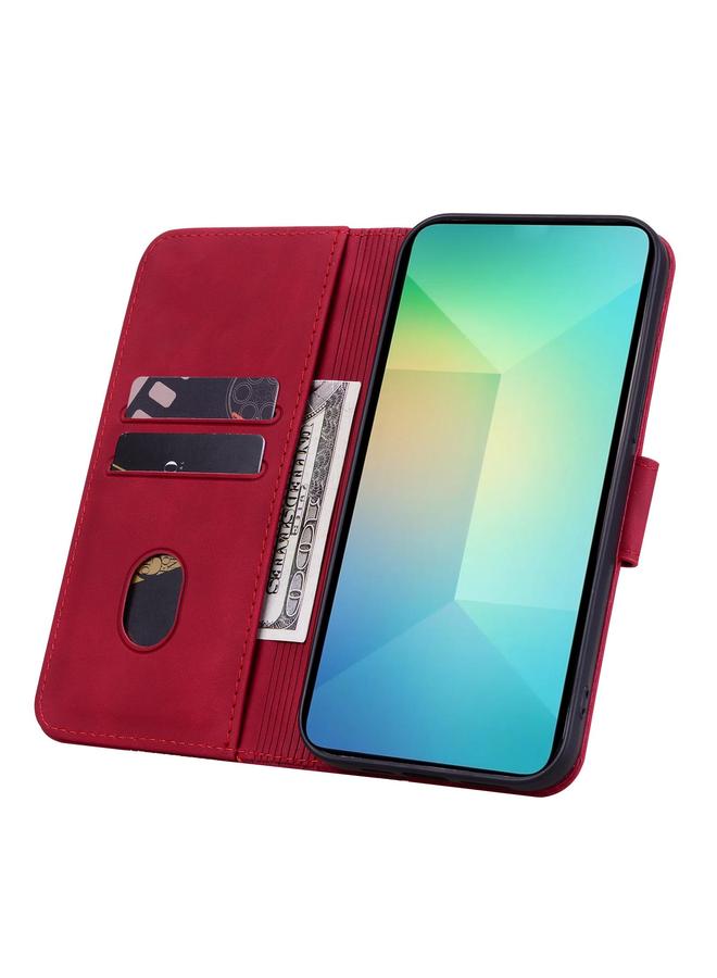 اس-توب جراب لهاتف Samsung Galaxy S25 Edge 5G مصنوع من الجلد مع مشبك ماسي وحزام حول الرقبة - Image 4