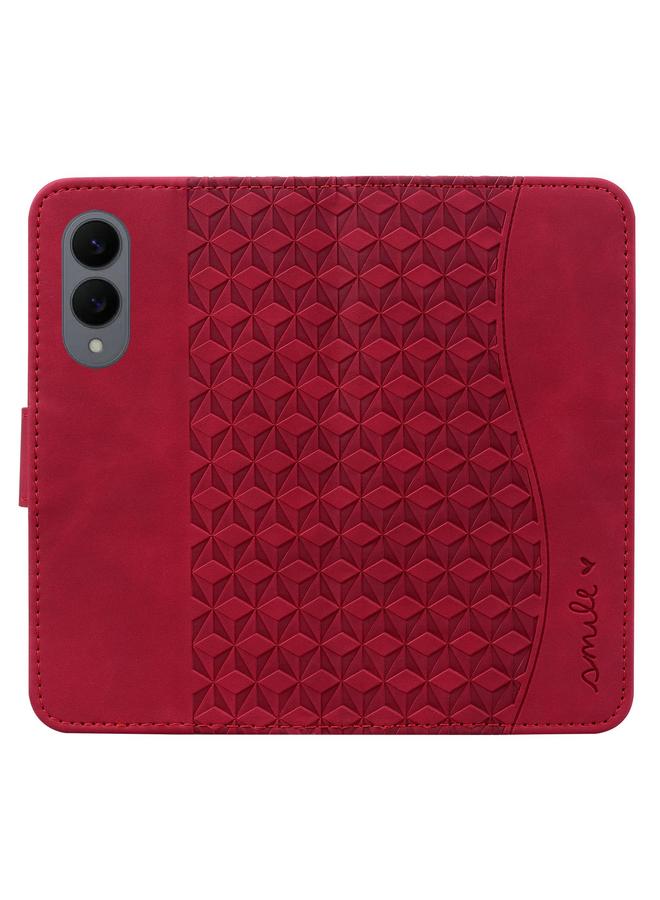 اس-توب جراب لهاتف Samsung Galaxy S25 Edge 5G مصنوع من الجلد مع مشبك ماسي وحزام حول الرقبة - Image 3