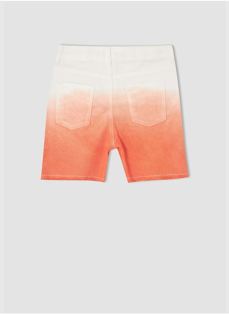 DeFacto Gradient Fade Denim Jean Shorts