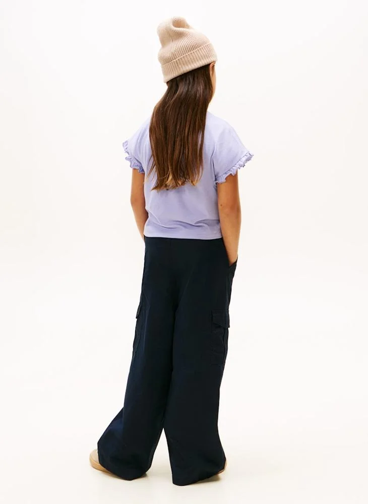 تومي هيلفيغر Kids Essential Crew Neck Top