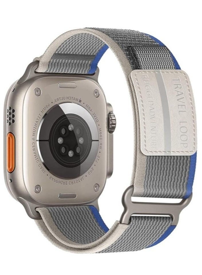 ELTRAZONE ELTRAZONE "Trail Loop Nylon Band for Apple Watch Ultra/Ultra 2 49mm, Series 10 (46mm), Series 9/8/7 (45mm), and Series 6/5/4/3/2/1 (42mm) – Lightweight, Adjustable Sport Strap for Apple Watch"