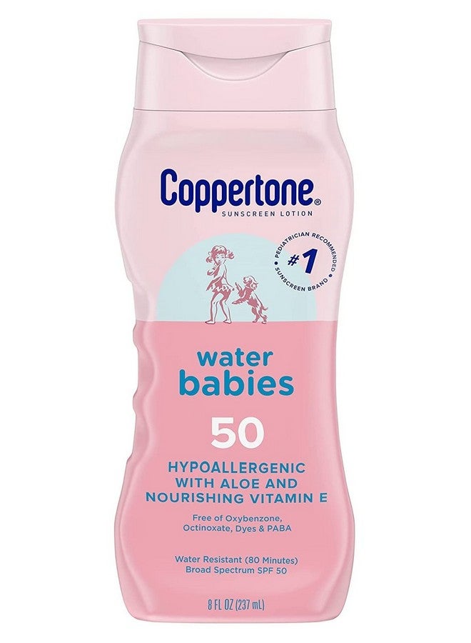 Coppertone Spf50 Waterbabies Aloe & Vitamine Lotion 8 Ounce (237Ml) (Pack Of 2) - Image 2