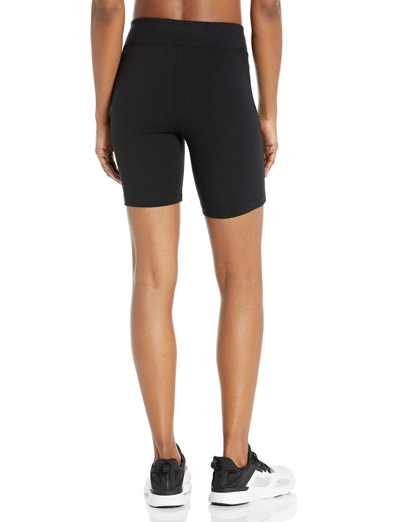 Danskin Women's Essentials Seven Inch Bike Short, Black, 1X - Image 2