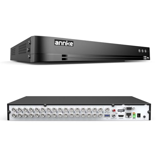ANNKE 32CH H.265 Pro+ 3K Lite Digital Video Recorder with Human/Vehicle Detection, 5-in-1 Hybrid CCTV DVR for Home/Business Surveillance Camera System, 24/7 Recording, P2P Remote Access, No HDD - Image 1