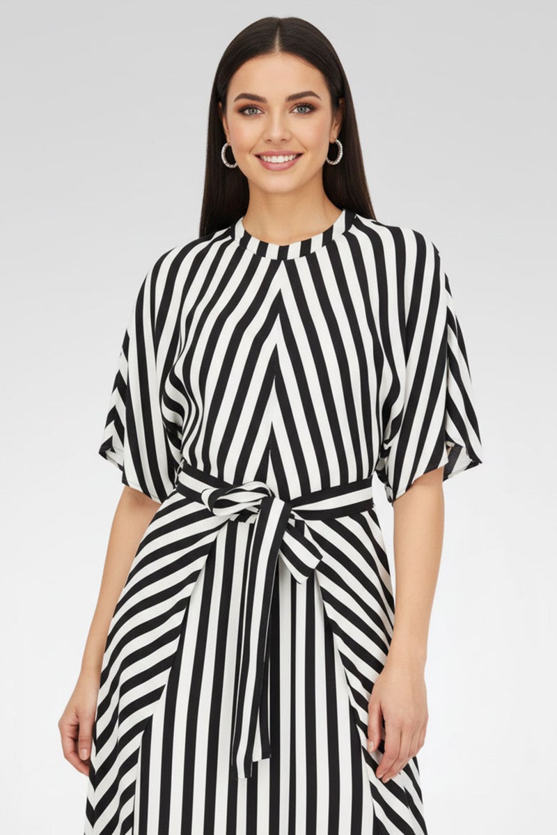 STELLA MCCARTNEY Women Stripe Midi Dress, Multicolor - Image 2