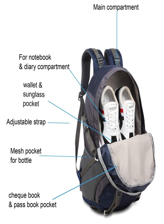 HOT SHOT 60 Ltrs Blue Rucksack (167) - Image 3