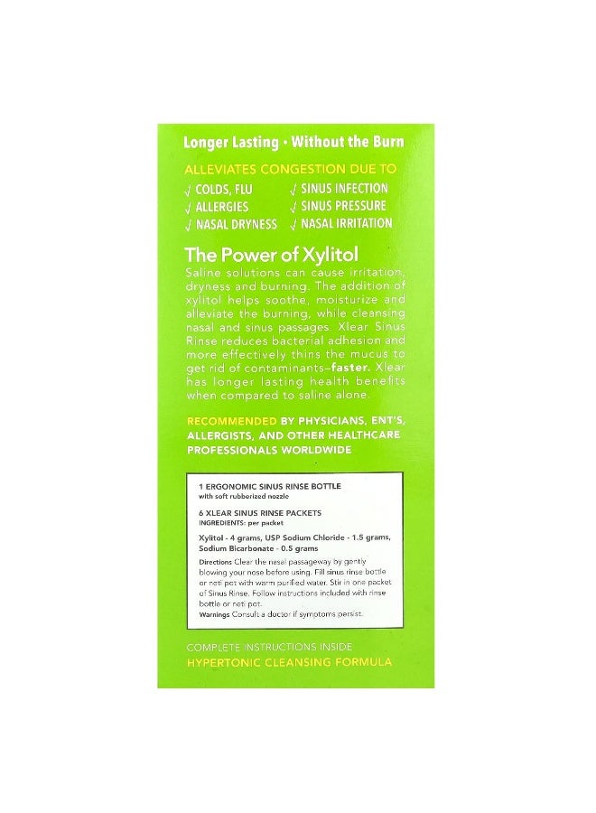 Xlear إكليار، غسول طبيعي للجيوب الأنفية مع زيلتول، 1 مجموعة - Image 2