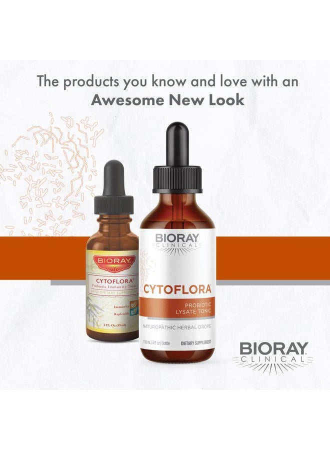 BIORAY Professional CytoFlora - 4 fl oz - Probiotic Immunity Tonic - Improves Bowel & Gut Function - Non-GMO, Vegetarian, Gluten Free - Image 3