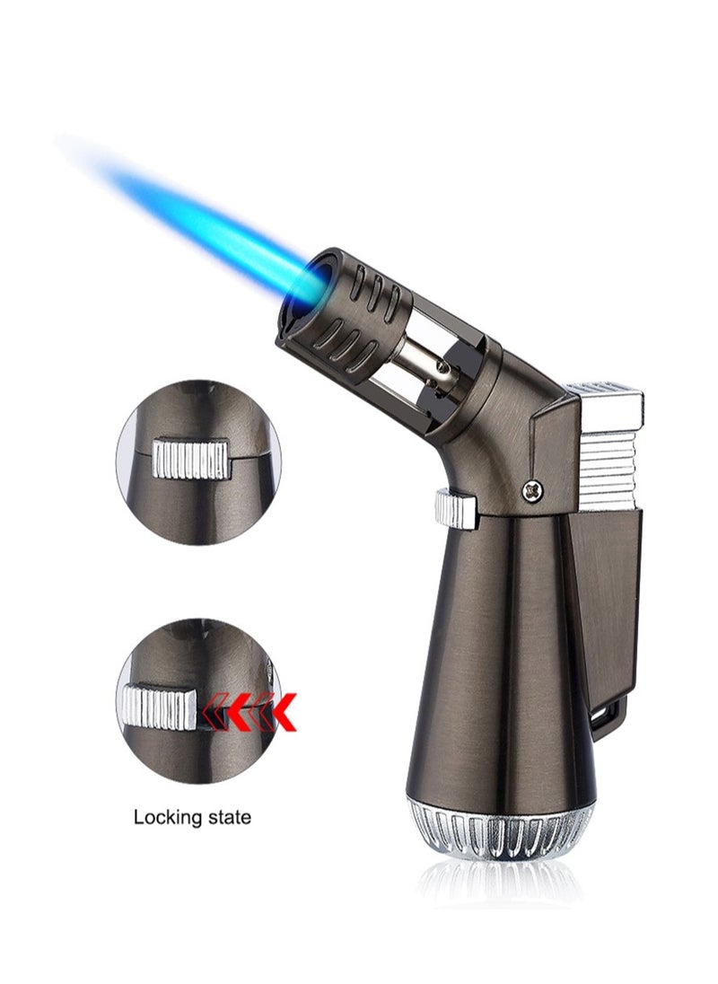 Generic 2 Pcs Windproof Lighter, Jet Single Flame Torch Refilled Butane Gas Lighter for Kitchen Cooking BBQ Topsense (without butane gas)  - Image 2