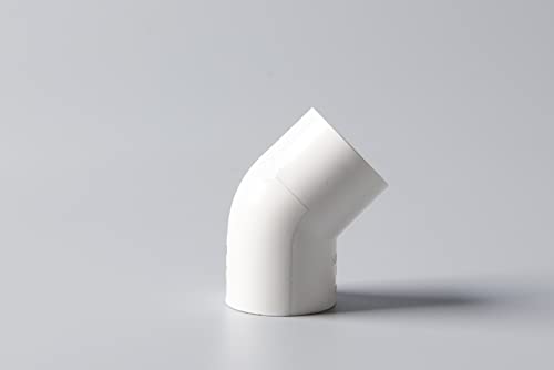 Rainbow Dream 1/2-Inch 45 Degree PVC Pipe Elbow - 15 Packs, White - Image 4