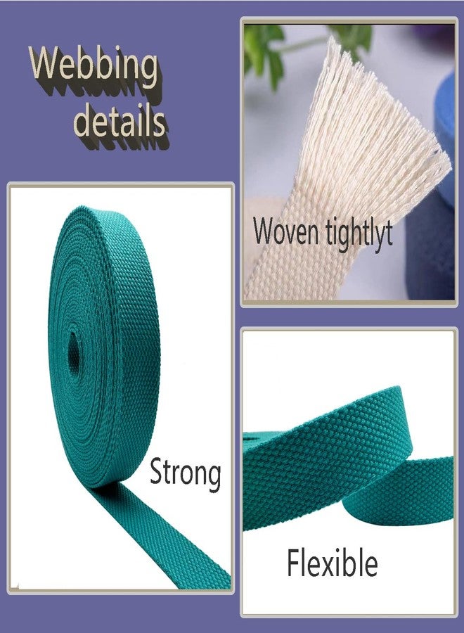 Dortrue 1 Inch Heavy Cotton Webbing 10 Yard Webbing Straps for Bags Handles,Tote Bag Webbing，Cloth Belt,Making Outdoor Supplies - Image 3