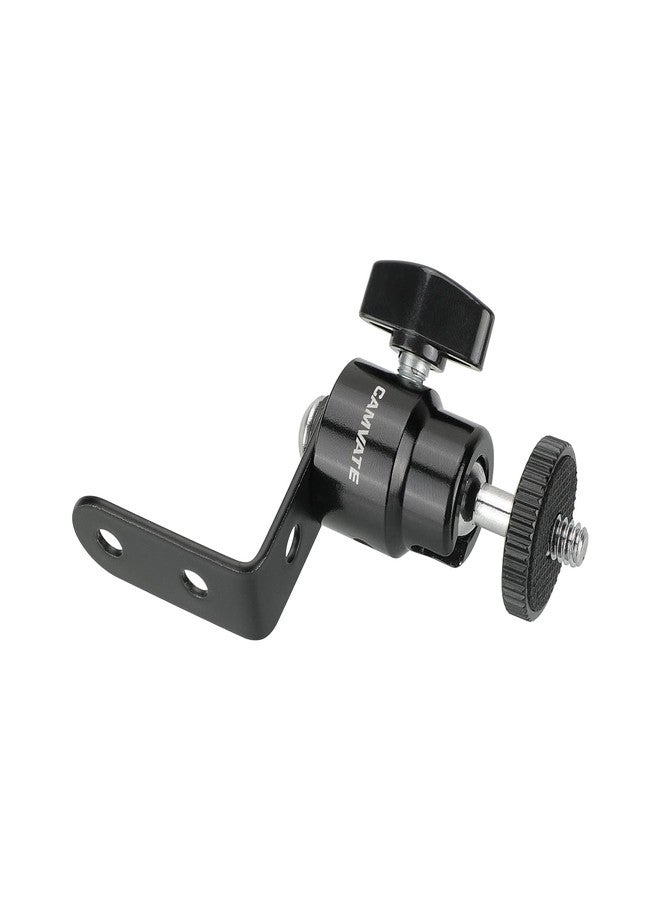 CAMVATE 1/4"-20 Screw Connector Ball Head Support with L Type Wall Mount for Surveillance Monitor - 2875 - Image 5