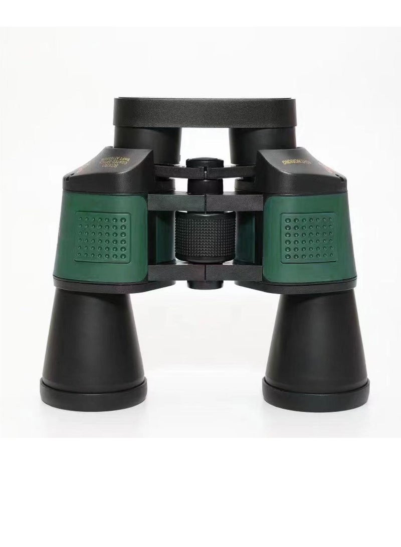 Generic 80x80 High Power Binoculars, Waterproof Durable Professional Telescope, High Definition Outdoor  Goggles For Bird Watching Travel Hunting, (1pc, Green) 