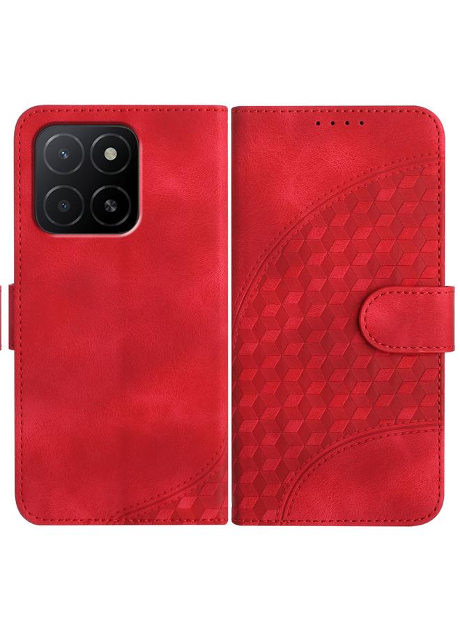 S-TOP Case For Honor X5b / X5b Plus Global Elephant Head Embossed Phone Leather Case with Lanyard - Image 1