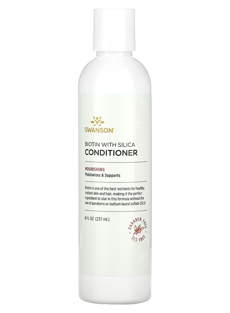 سوانسون، بلسم البيوتين مع السيليكا، 8 أونصة سائلة (237 مل)