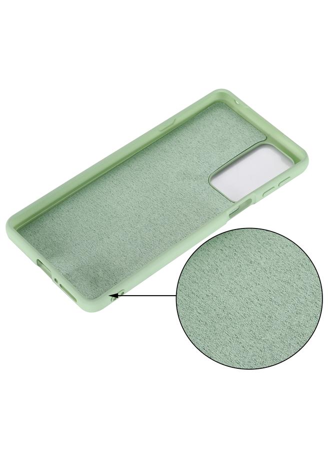 اس-توب جراب لهاتف موتورولا إيدج 20 مصنوع من السيليكون السائل المقاوم للصدمات بلون نقي - Image 4