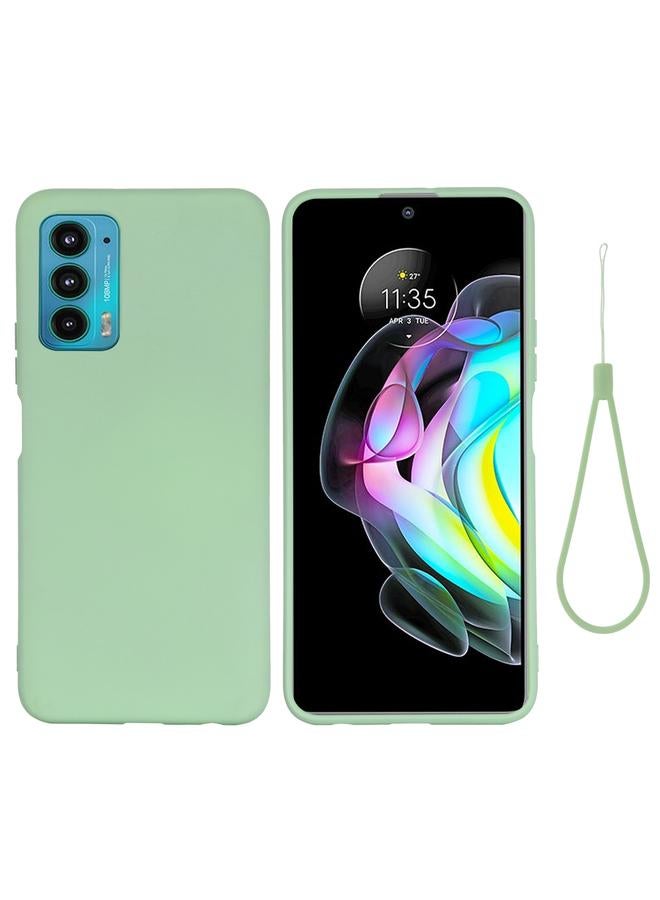 اس-توب جراب لهاتف موتورولا إيدج 20 مصنوع من السيليكون السائل المقاوم للصدمات بلون نقي - Image 1