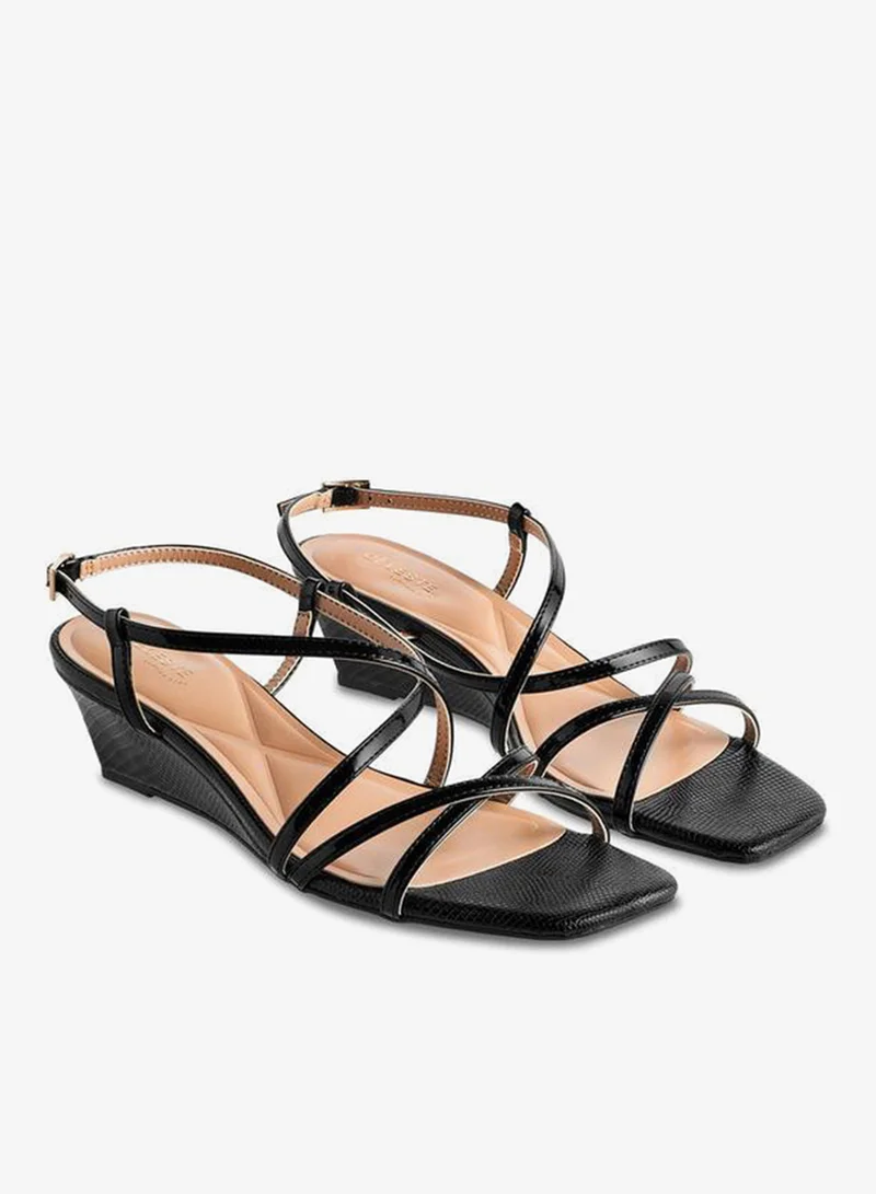 سيليست Women Wedge Heel Ankle Strap Sandals
