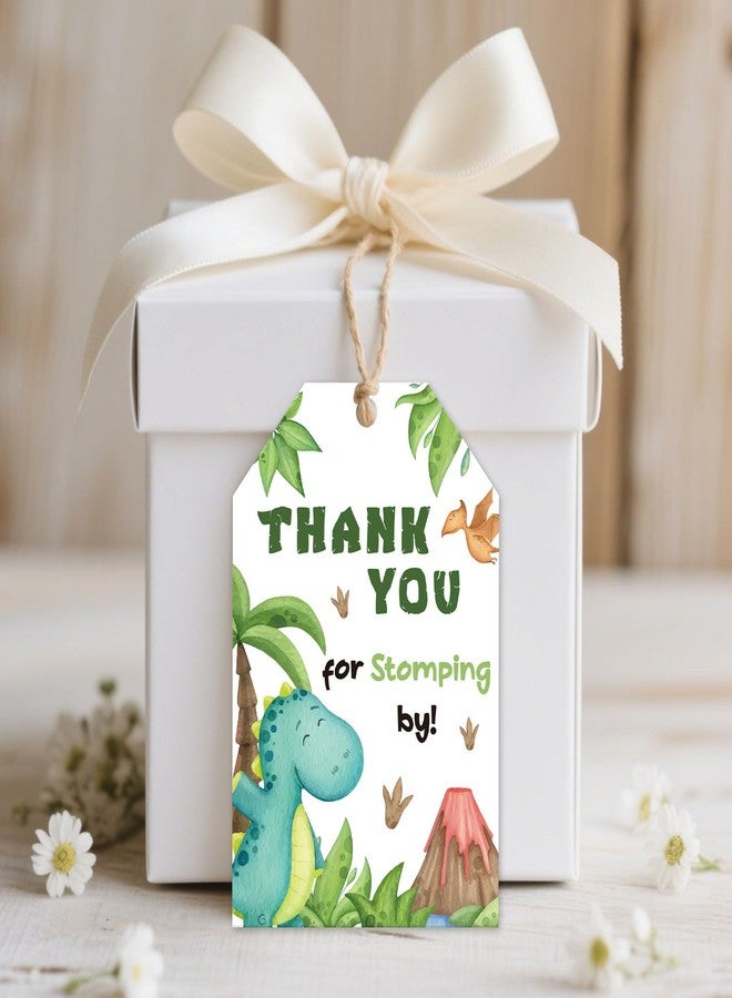 BOBYIYI 50pcs Dinosaur Thank You Tags Birthday Favour Tags for Boys Dinosaur Favors Three Rex Party Favors - Image 5