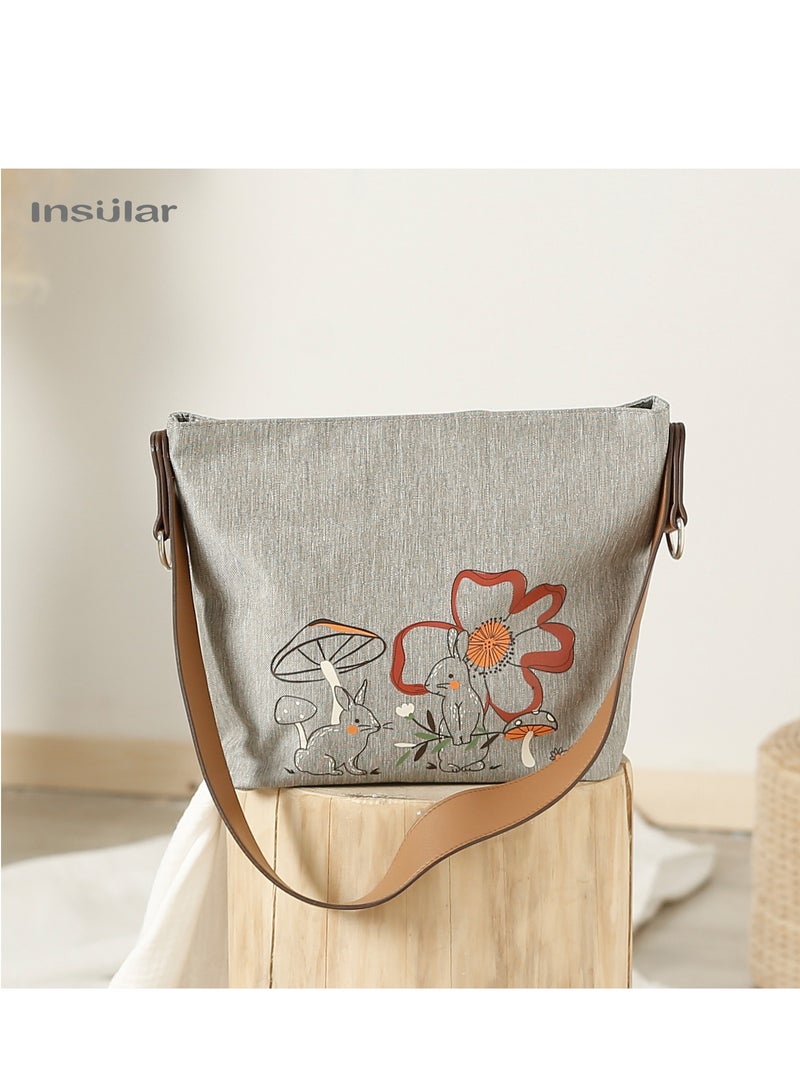 insular One Shoulder Fashionable Mommy Bag - Image 2