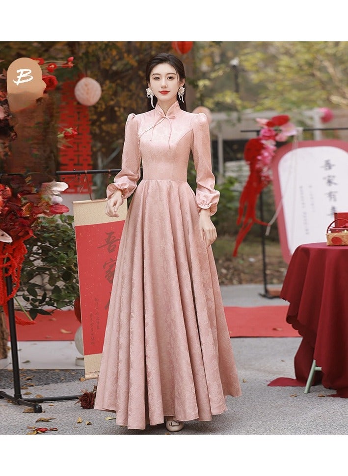 KUYING New Fashionable and Elegant Bridesmaid Dress  - Image 1