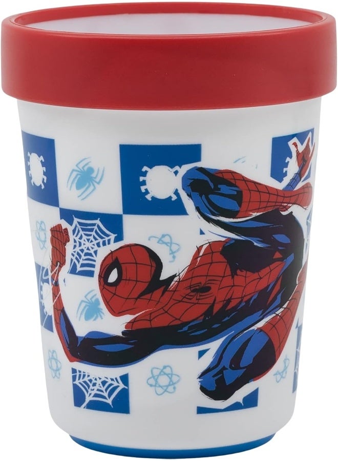 STOR كوب ستور غير قابل للانزلاق ثنائي اللون بريميوم 260 مل سبايدرمان منتصف الليل - Image 2