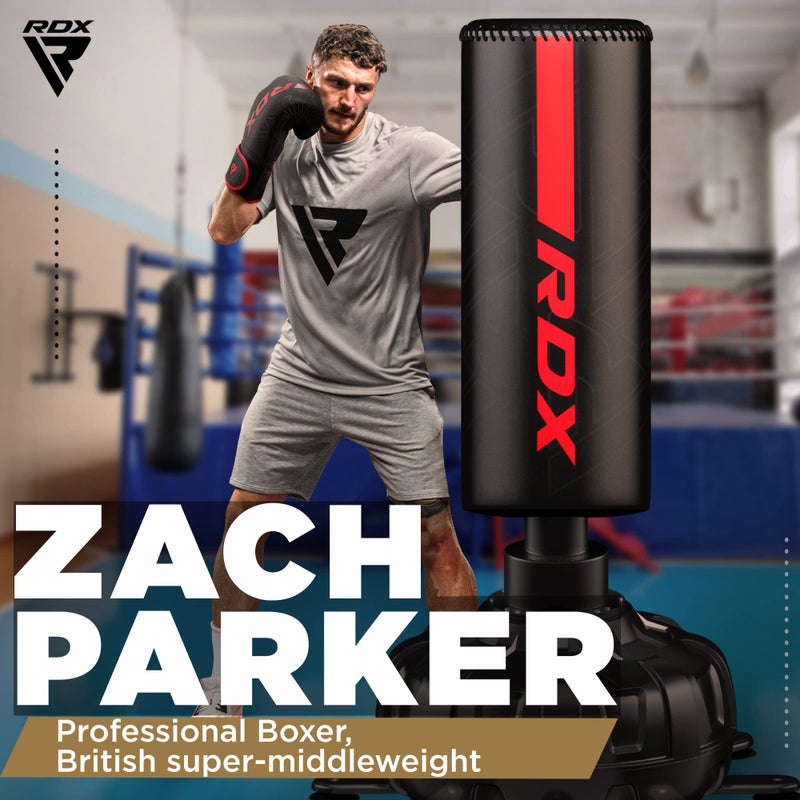 RDX Boxing Gloves, Pro Training Sparring, Maya Hide Leather, Muay Thai MMA Kickboxing, Men Women Adult, Heavy Punching Bag Focus Mitts Pads Workout, Ventilated Palm, Multi Layered, 8 10 12 14 16 18 Oz - Image 5