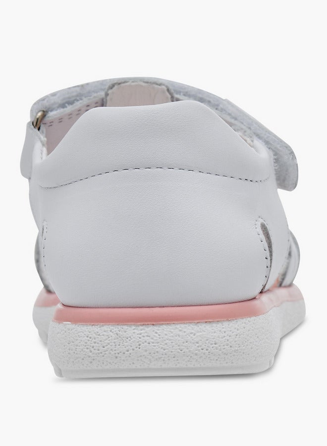 Pablosky Girls' Braided Sandals with Hook and Loop Closure - Image 4