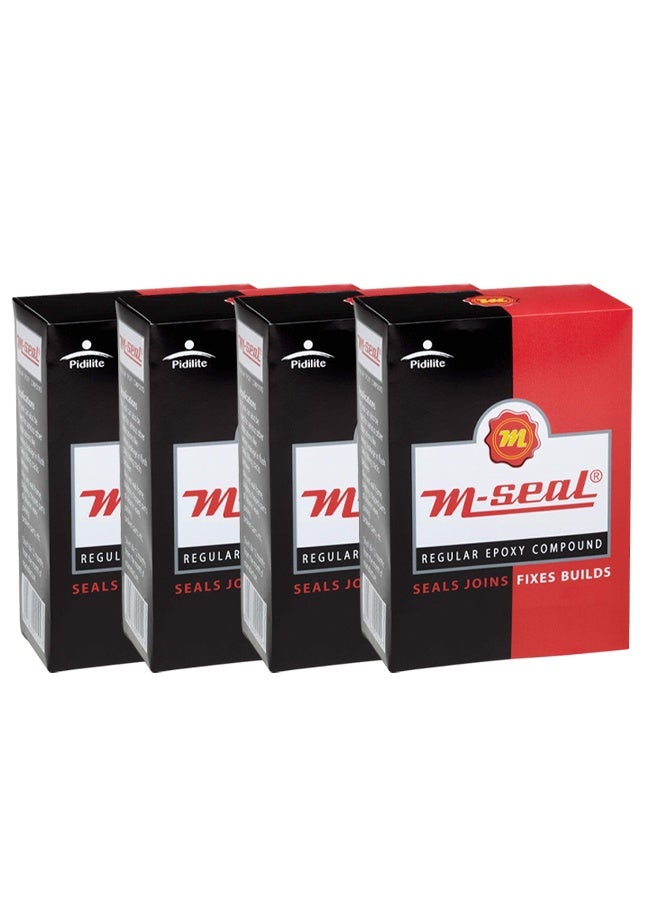 Pidilite 4 pcs Pidilite M-Seal Regular Epoxy Compound, Multipurpose Sealant for Repairing, Sealing and Bonding - Image 1