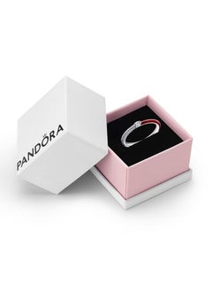Pandora Violet Pandora 192528C01 Women's Ring Pave and Red Silver  - Image 4