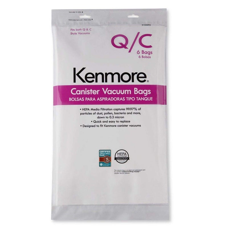 Kenmore Canister Vacuum Bags Type Q  C 6 - Image 1