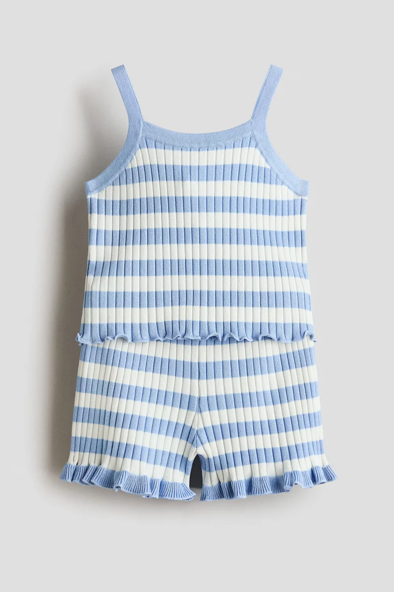 H&M 2-piece rib-knit set