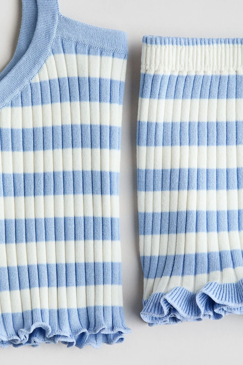 H&M 2-piece rib-knit set