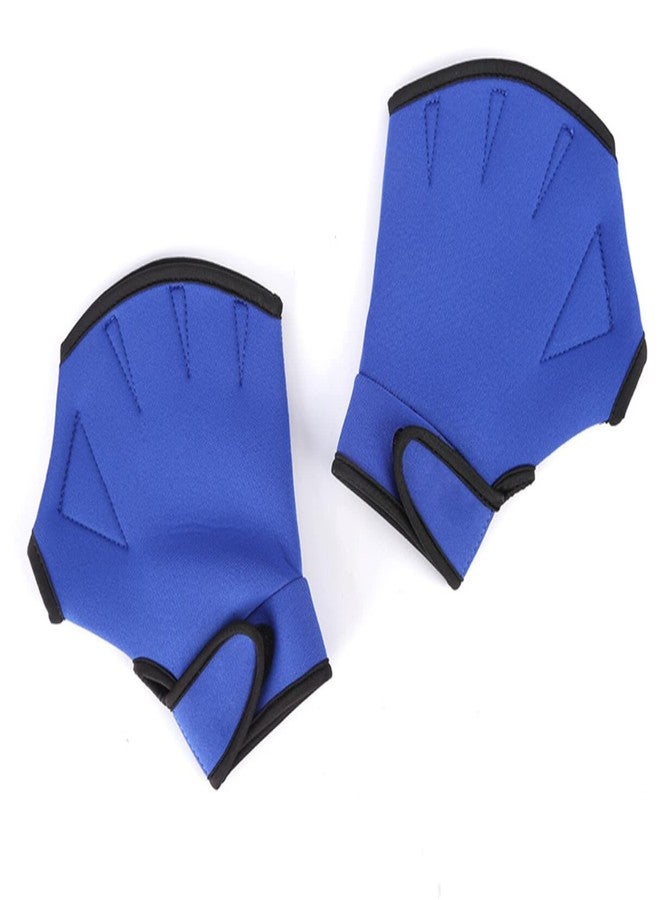 EXCEREY Swim Training Gloves Webbed Aquatic Fitness Training Fit for Men, Women,Children Scuba Diving, Snorkeling, Spearfishing, Surfing ( Blue, Size M) - Image 3