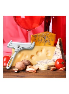 Excefore Cheese Slicer with Wire Adjustable Cheese Slicer for Block Cheese Heavy Duty Stainless Steel Cheese Slicers with Wire for Soft and Semi Hard Cheeses  - Image 4