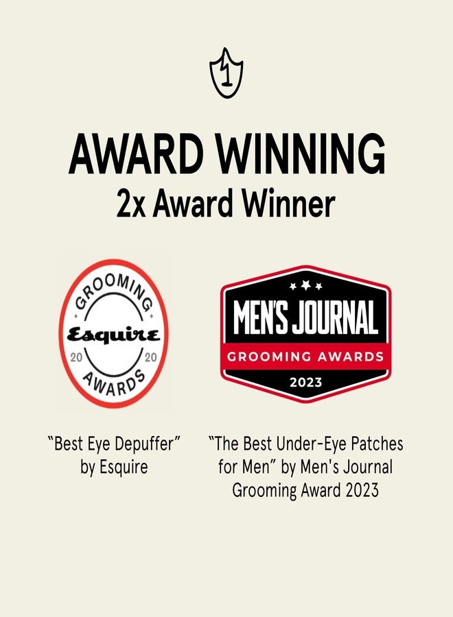 JAXON LANE BRO MASK Under Eye Patches for Men Skin Care | Cooling Eye Masks for Dark Circles and Puffiness, Anti Aging Hydrogel Pads with Bakuchiol, Caffeine & Niacinamide, Eye Bags Treatment for Men (2X6 Pairs) - Image 2