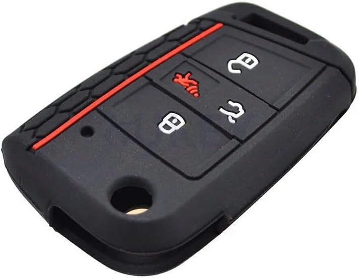 QASULER 4 Button Silicone Car Key Cover Case - Image 3