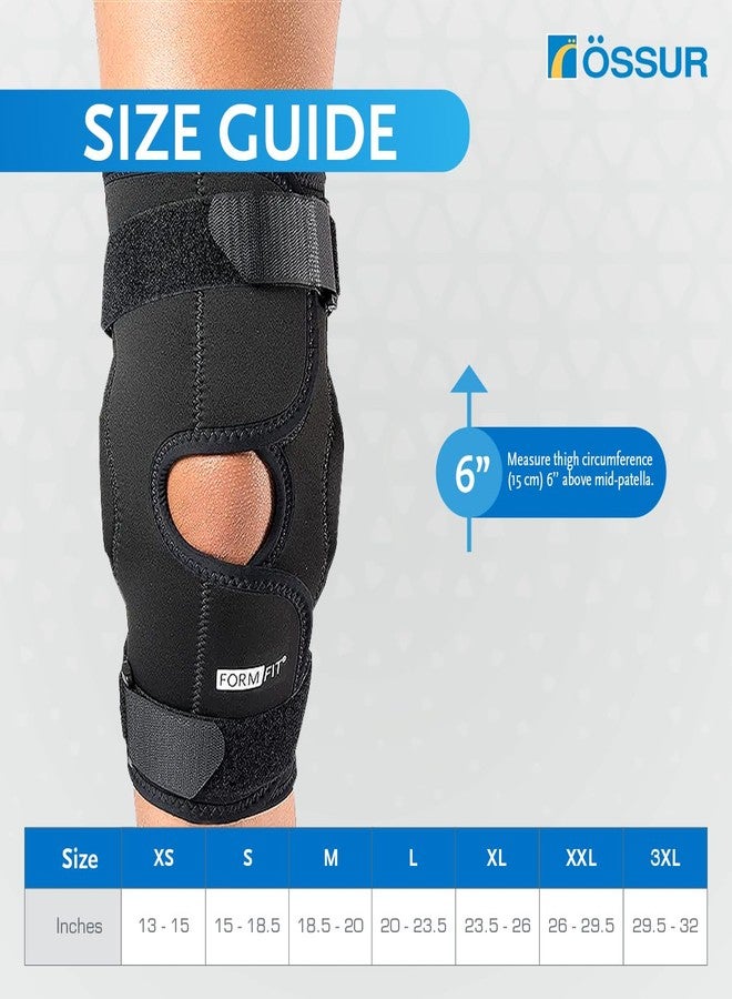 Ossur Össur Form Fit Knee Hinged Sleeve - Advanced Orthopedic Support for Effective Pain Relief, Injury Recovery, and Maximum Knee Stability - Designed for Comfort and Performance (Small) - Image 4