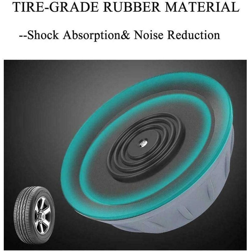 DP FASHION DP FASHION 4 PCS Anti Vibration Pads for Washing Hine Rubber Foot Pad MoistureProof Noise Reduction Washer Bot Port Anti Slip Mats for Refrigerator Table Furniture  - Image 4