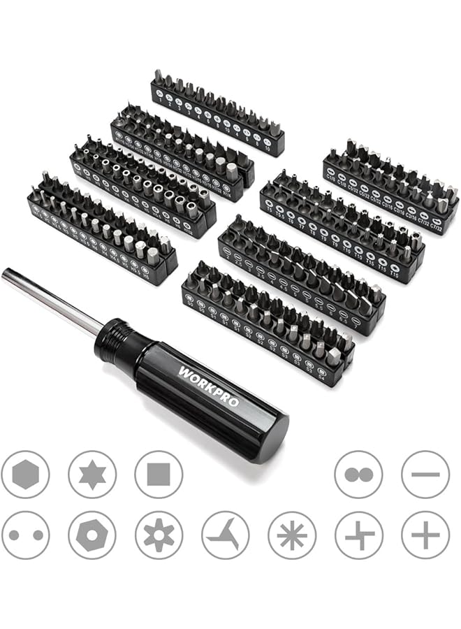 WORKPRO 450-Piece Mechanics Tool Set, Universal Professional Tool Kit With Heavy Duty Case Box - Image 4