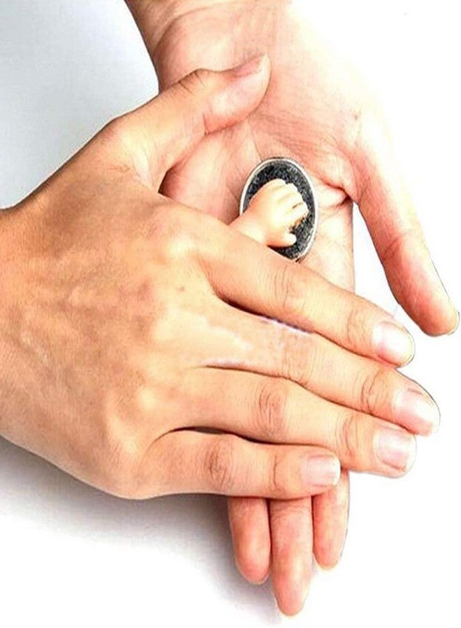 Wentoenapp 3Pcs Little Hand Coin Disappeared Trick Tools Close-Up Magic Show Props Stylish and Popular Joke Magic Coins Disappear Gimmicks, Magic Kits and Accessories - Image 2