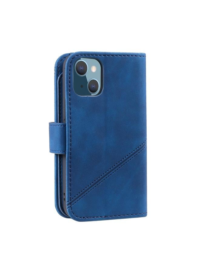 اس-توب جراب هاتف iPhone 13 من الجلد الملمس مع غطاء قابل للطي أفقيًا - Image 3