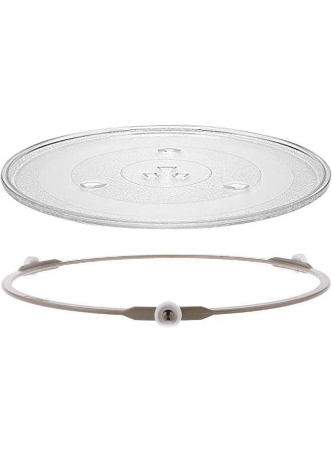 Rubik Microwave Oven Turntable Roller Ring, Glass Plate Coupler Circular Turner, Guide Holder For Microwave Oven Glass Tray Support (22 CM)  - Image 3
