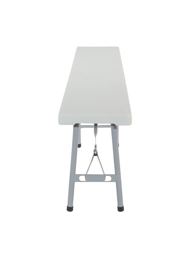 Office Star Resin Furniture for Indoor or Outdoor Use, Single, Fold in Half 6 Foot Bench - Image 3