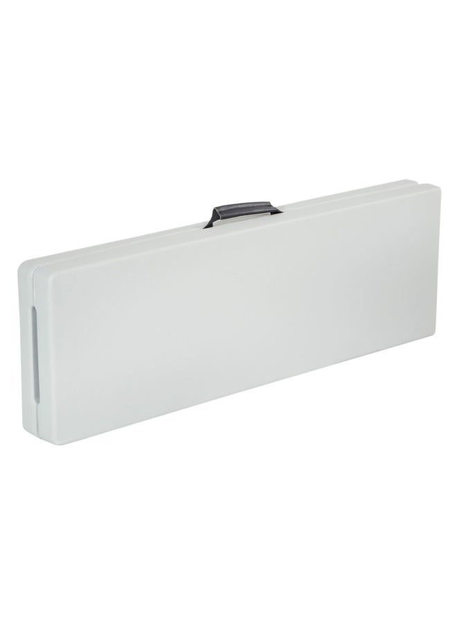 Office Star Resin Furniture for Indoor or Outdoor Use, Single, Fold in Half 6 Foot Bench - Image 5