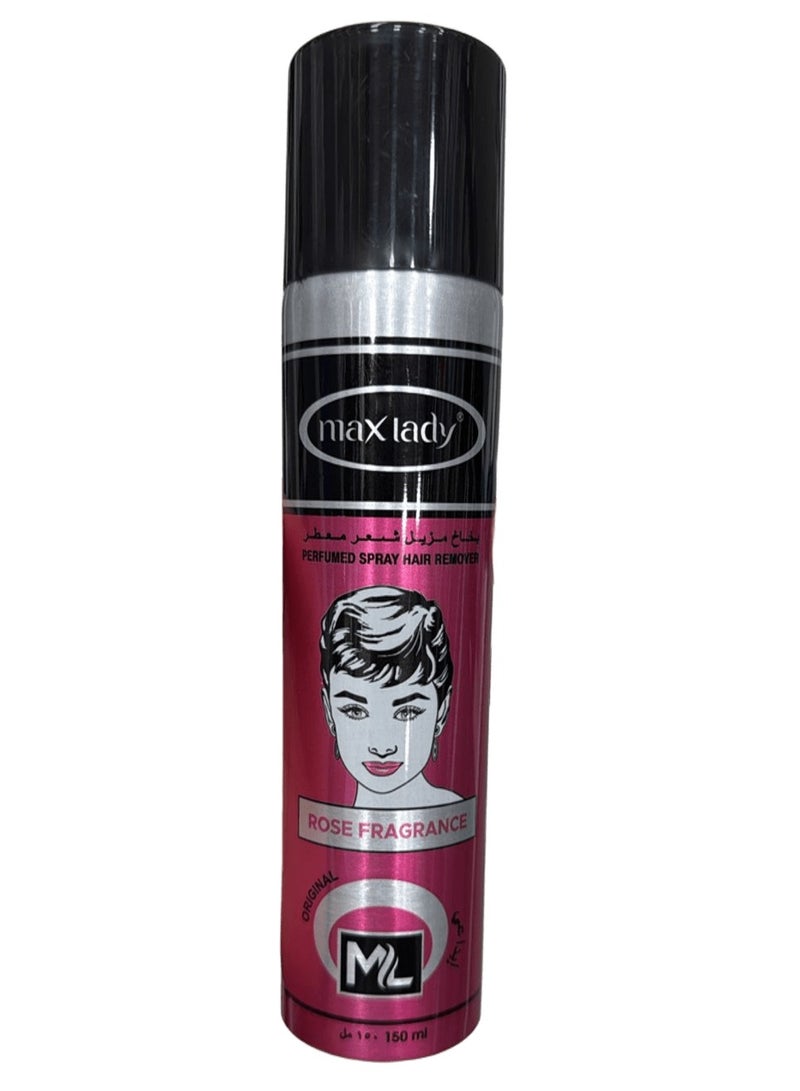 Perfumed Spray Hair Remover Rose Fragrance 150 ml