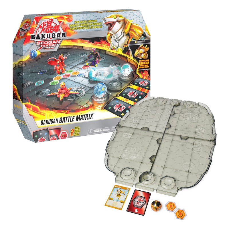 BAKUGAN لعبة باكوجان باتل ماتريكس ديلوكس مع سمكة شاركتار الذهبية الحصرية ألعاب للأطفال الأولاد من عمر 6 سنوات وما فوق - Image 2