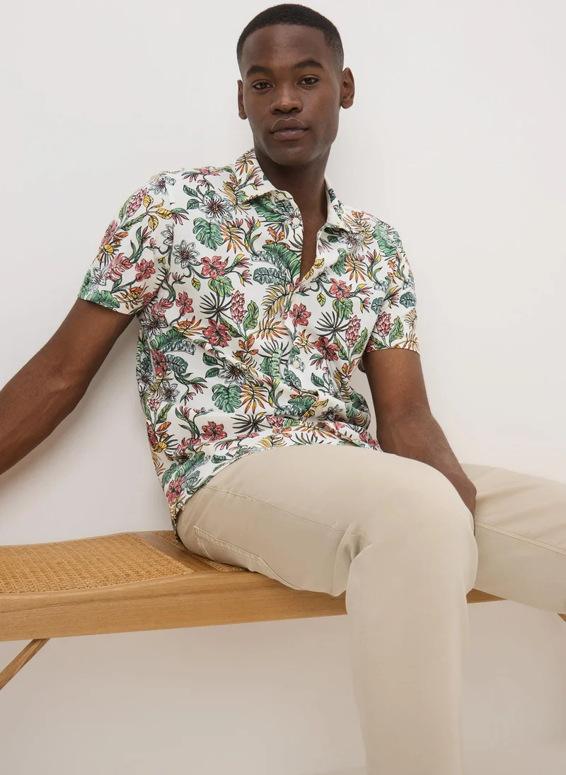 Matalan Multicolour Floral Print Shirt