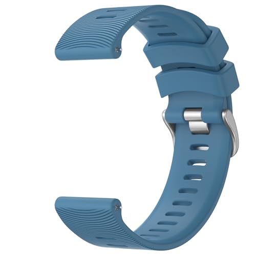 Tobfit 20mm Watch Straps for Amazfit GTS 2 Mini, Amazfit Bip/Bip U/Pro/Lite, Bip S, Amazfit GTS/ 2/2e, Galaxy Watch 4/5/6/7, Boat, Firebolt, Noise and All 20mm Watches(Light Blue) - Image 1